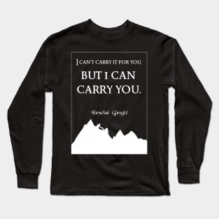 I Can Carry You Tolkien Logo Long Sleeve T-Shirt